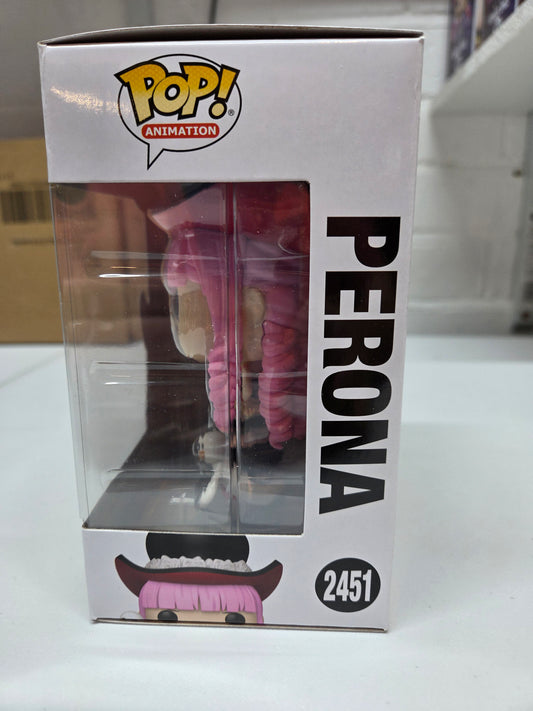 One Piece Perona 2451 Funko Pop CHASE, 1 of 72 With Card Mystery Box! *IN HAND*