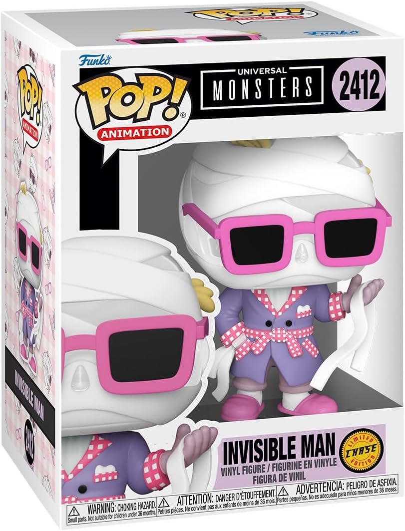 Funko POP! Movies: Universal Monsters - Invisible Man - Chase