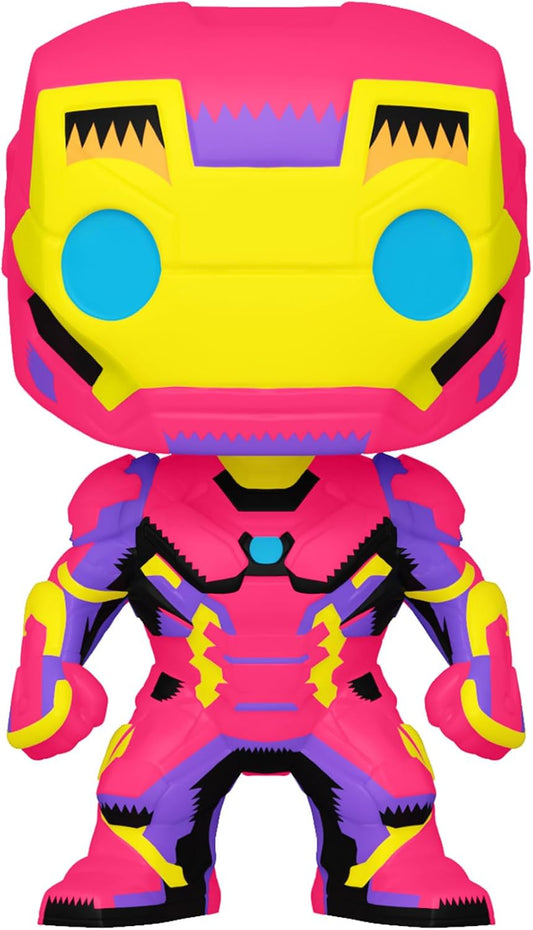 Funko POP! Marvel: Black Light - Iron Man