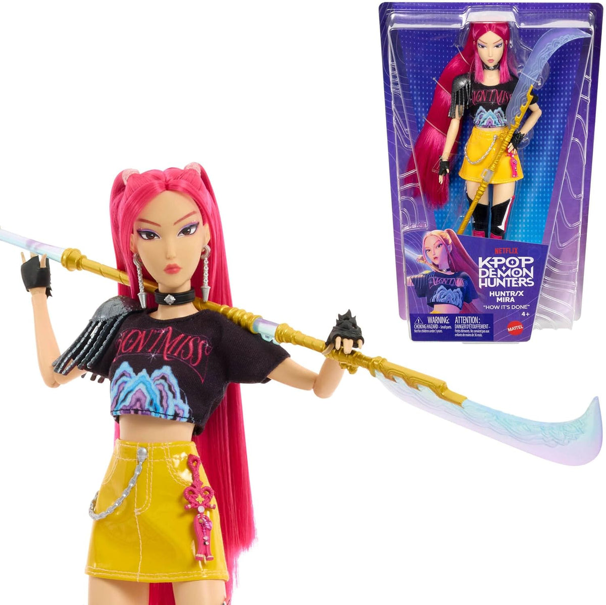 Mattel KPop Demon Hunters HUNTR/X Mira Fashion Doll