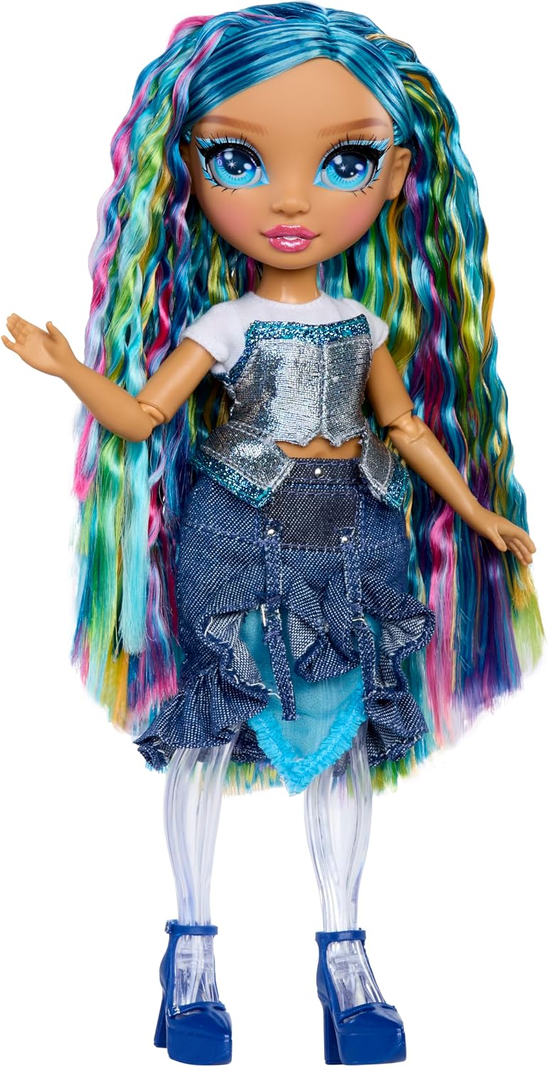 Rainbow High Rainbow Shimmers with Slime - Skyler, Blue
