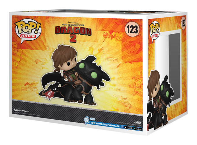 How To Train Your Dragon 2 - Hiccup with Toothless #123 - Funko Pop Rides Vinyl