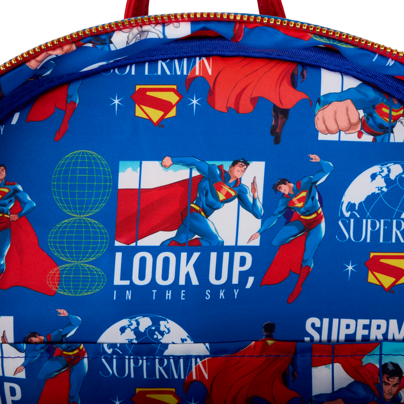 Loungefly - Superman Light Up Glow Full-Size Backpack