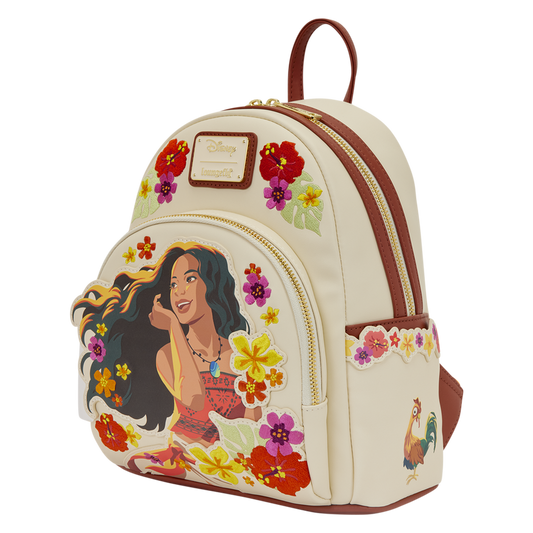 Loungefly - Moana Live Action Floral Mini Backpack
