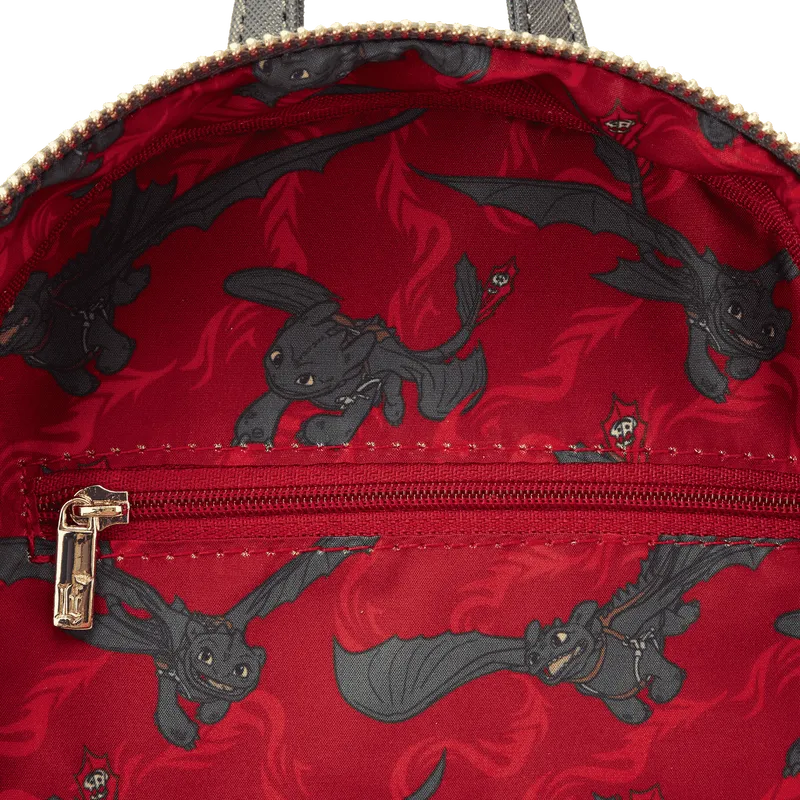 How to Train Your Dragon Toothless Cosplay Mini Backpack Loungefly