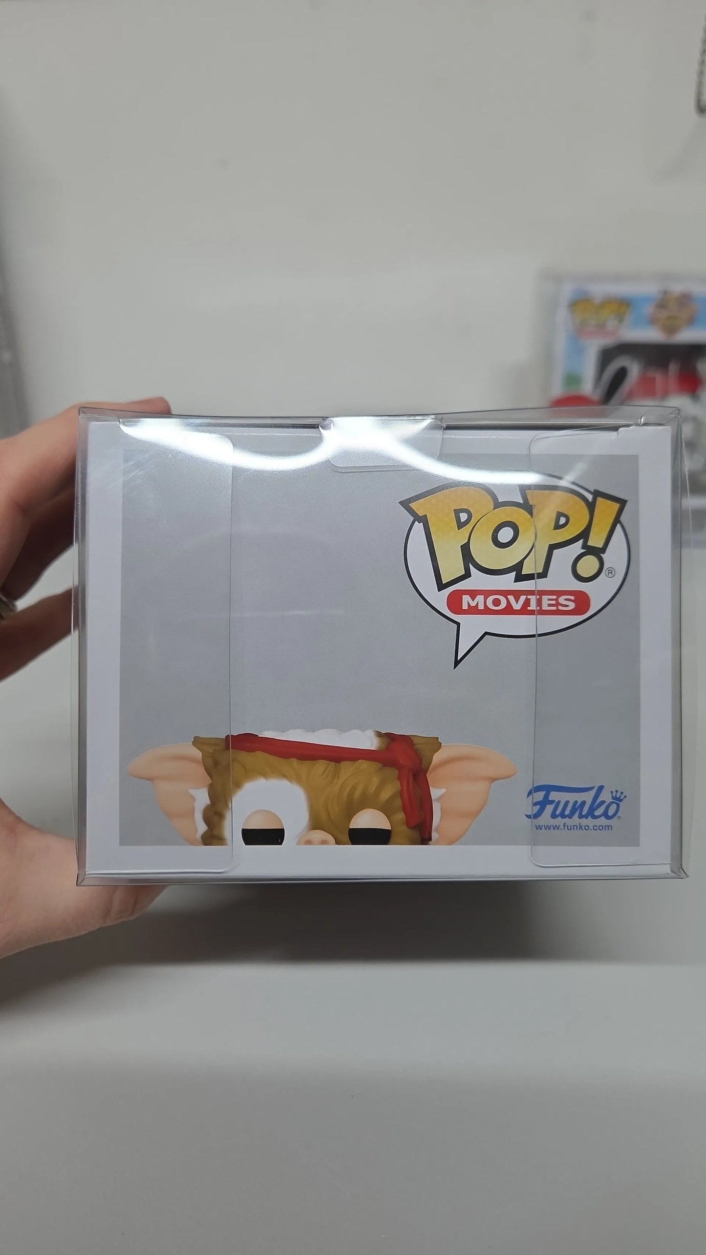 Joe Dante signed Funko POP Gizmo with bow #1753 OCC Cert