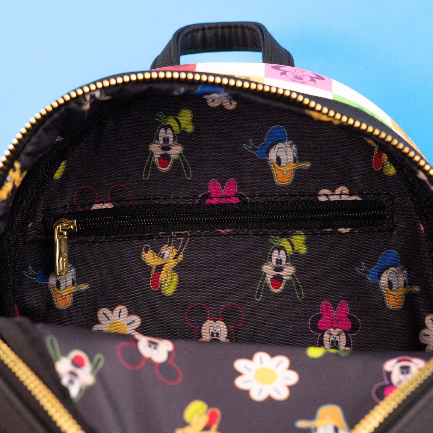 Loungefly x Disney Mickey & Friends Colorblock Party Mini Backpack