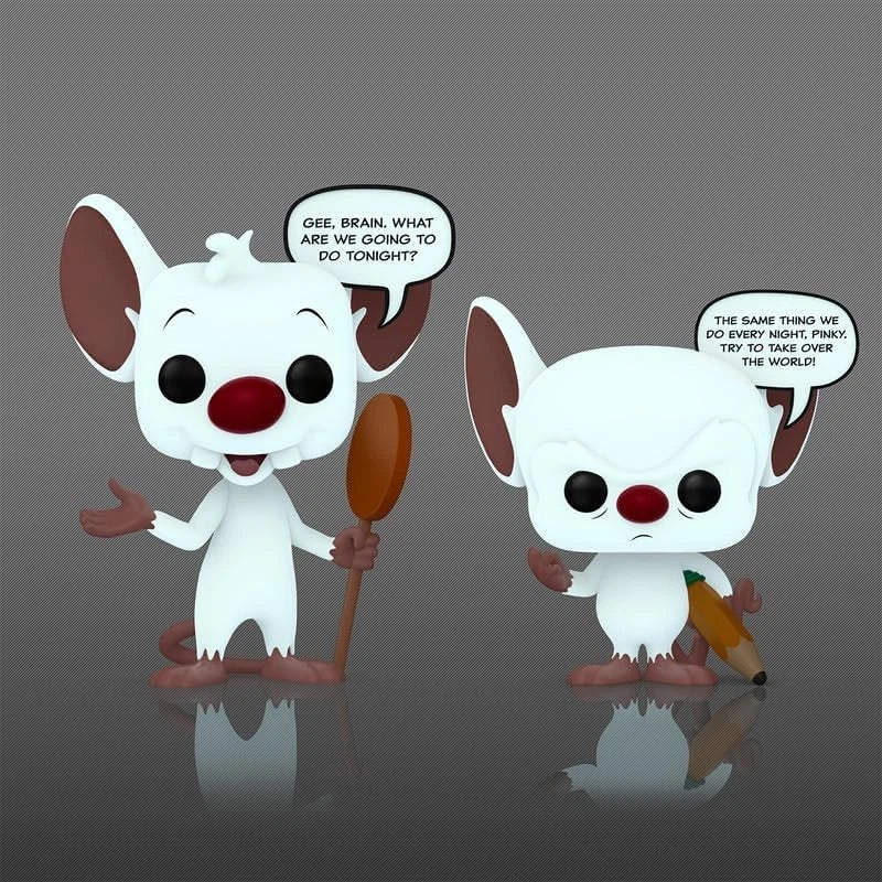 Funko Pop Pinky & The Brain (Glow) Vinyl Figure 2-Pack Exclusive