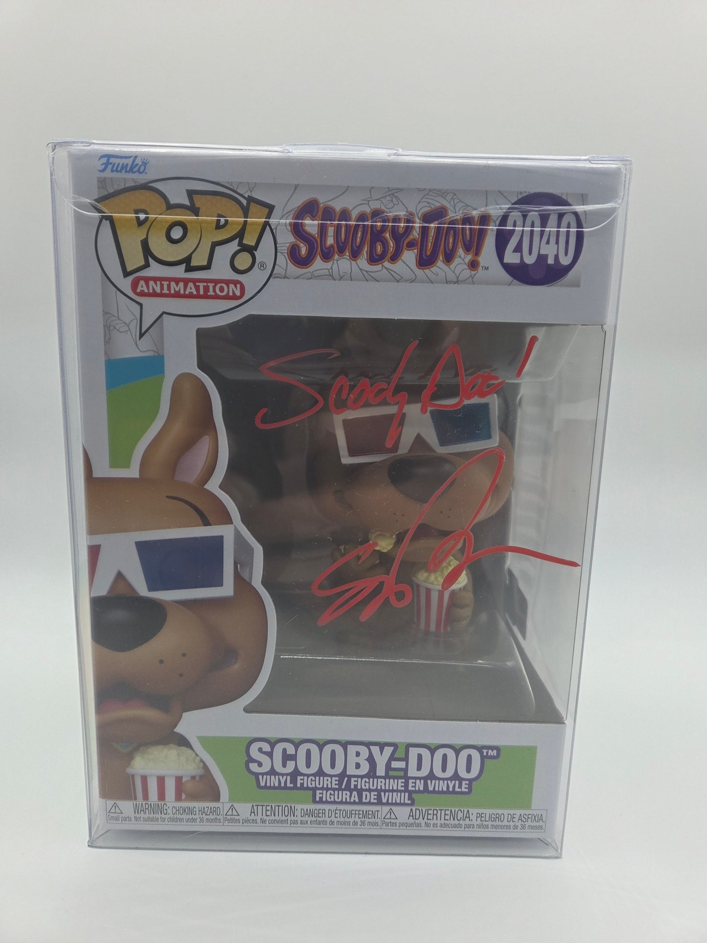 Scooby-doo Funko Pop - Signed By Scott Innes W/ COA