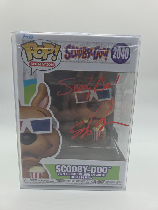 Scooby-doo Funko Pop - Signed By Scott Innes W/ COA