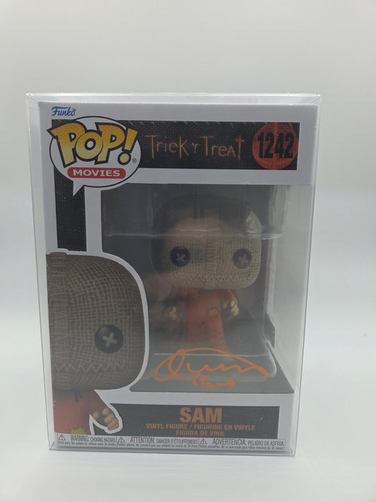 Trick 'r Treat Sam Funko Pop #1242 Signed by Quinn Lord Authentic with COA