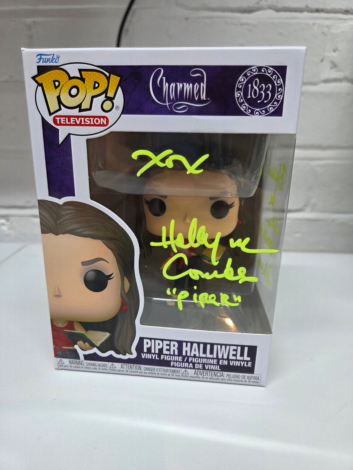 Holly Marie Combs Signed Funko #1833 Television Charmed Piper Halliwell With MCM COA