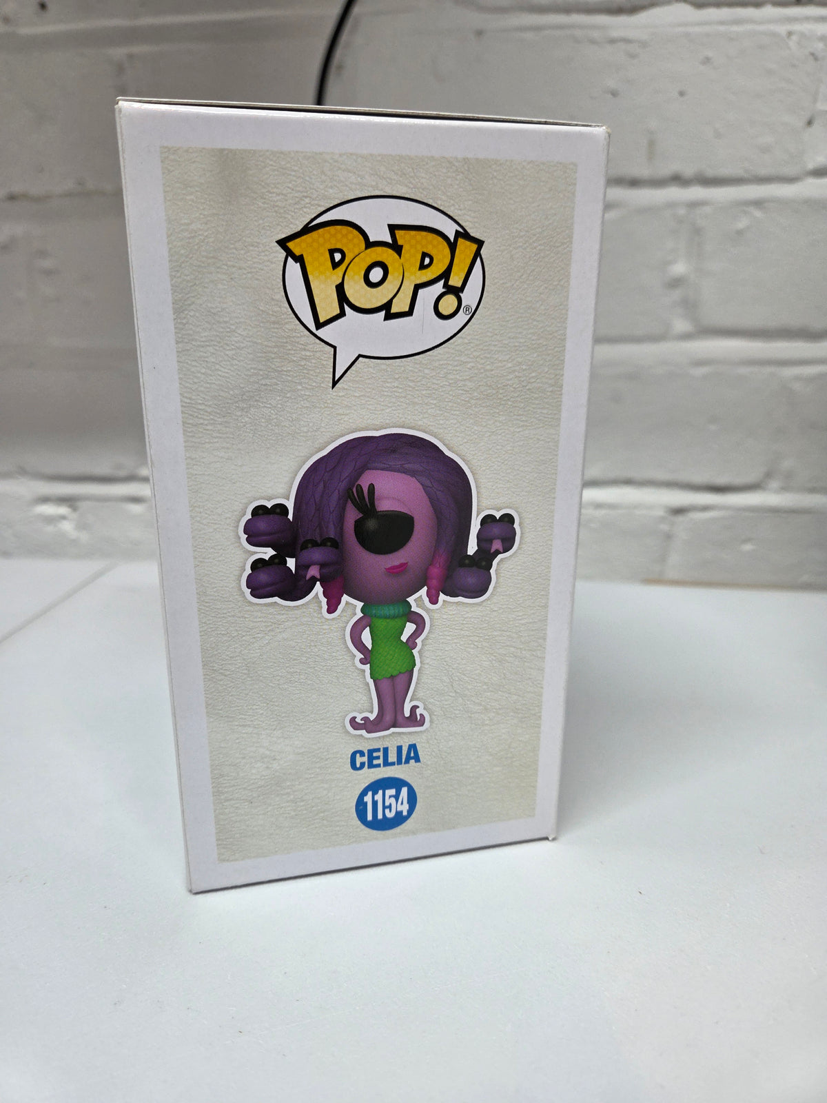 Funko Pop! Monsters, Inc. Celia #1154 signed by Claire Keim(French voice actor) With COA