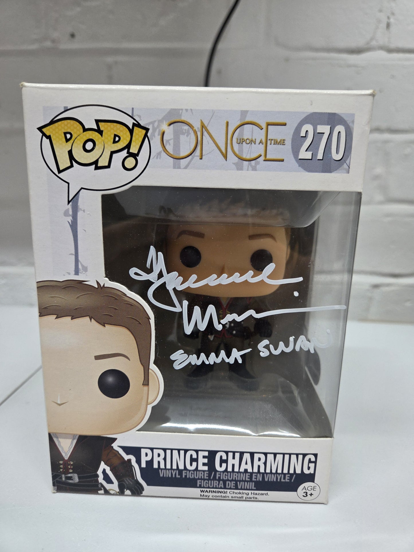Signed By Emma Swan Funko POP! Prince Charming - with SWAU COA