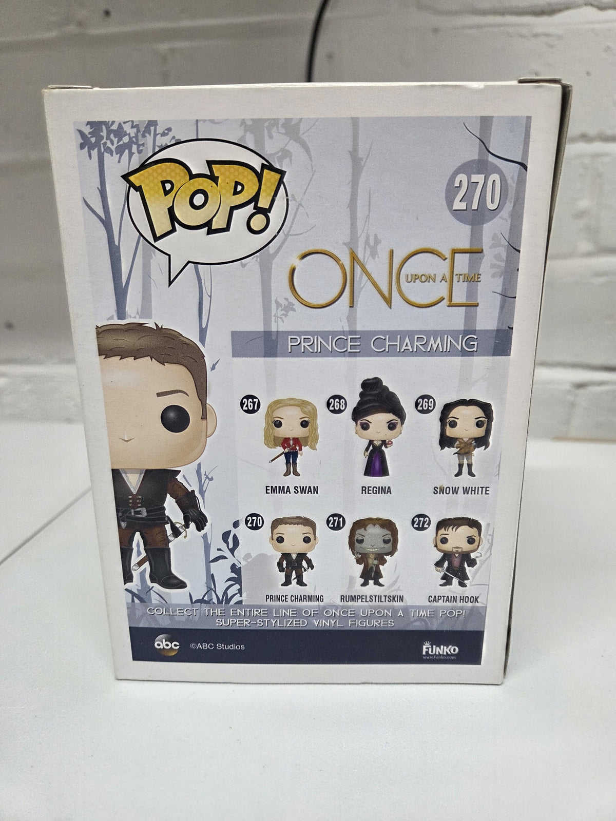 Signed By Emma Swan Funko POP! Prince Charming - with SWAU COA