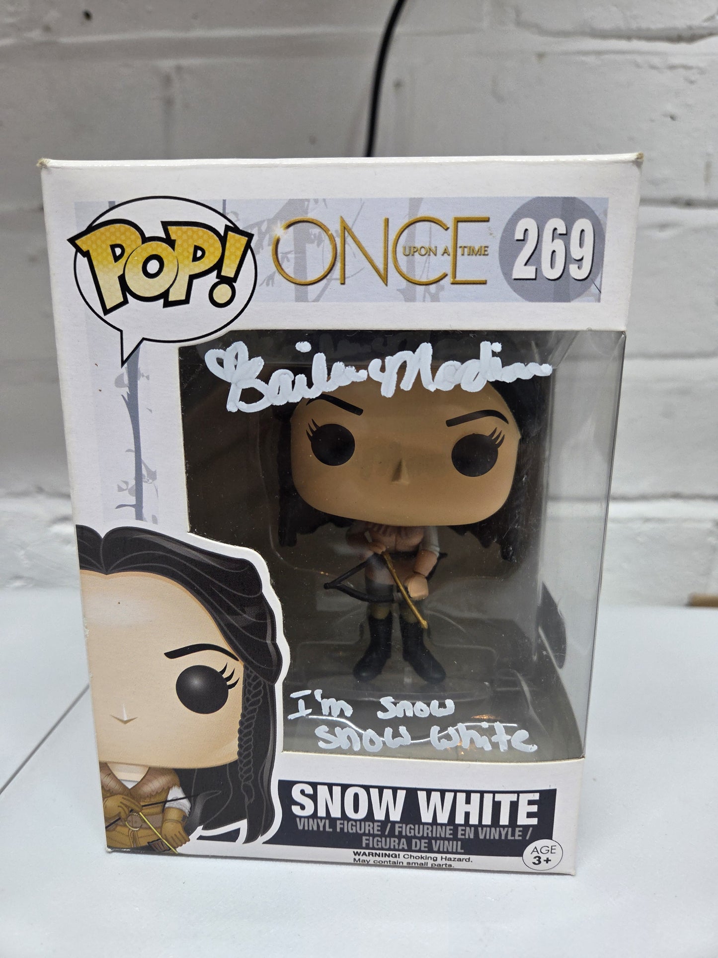 Signed Bailee Madison Funko POP! Snow White - SWAU COA