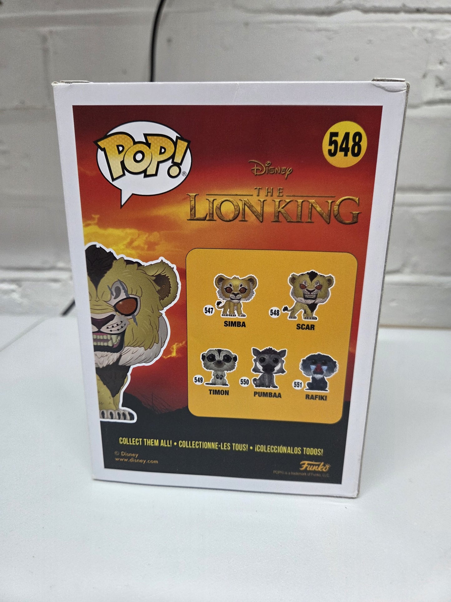Signed Jeremy Irons Funko POP! Disney - Scar - With SAWU COA