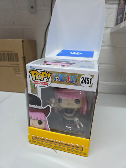 One Piece Perona 2451 Funko Pop CHASE, 1 of 72 With Card Mystery Box! *IN HAND*