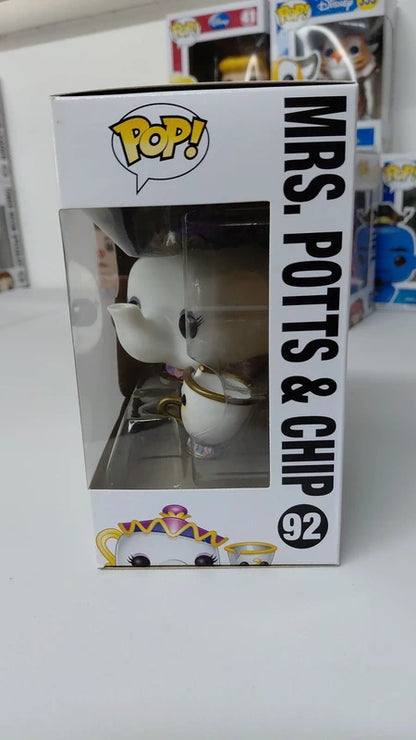 Funko Pop! Disney Beauty and the Beast Mrs. Potts Chip Vinyl Figure #92