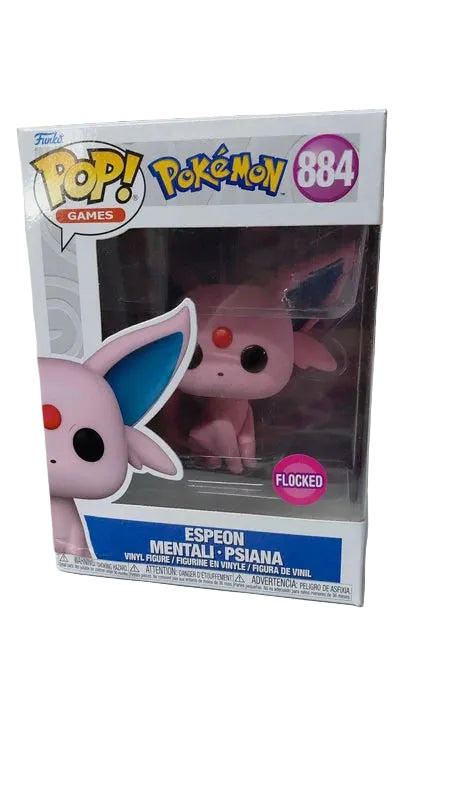 Funko POP Vinyl - Games - Pokemon - Espeon - #884 Flocked