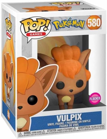 Funko POP! Games- Pokemon - Vulpix (Flocked)