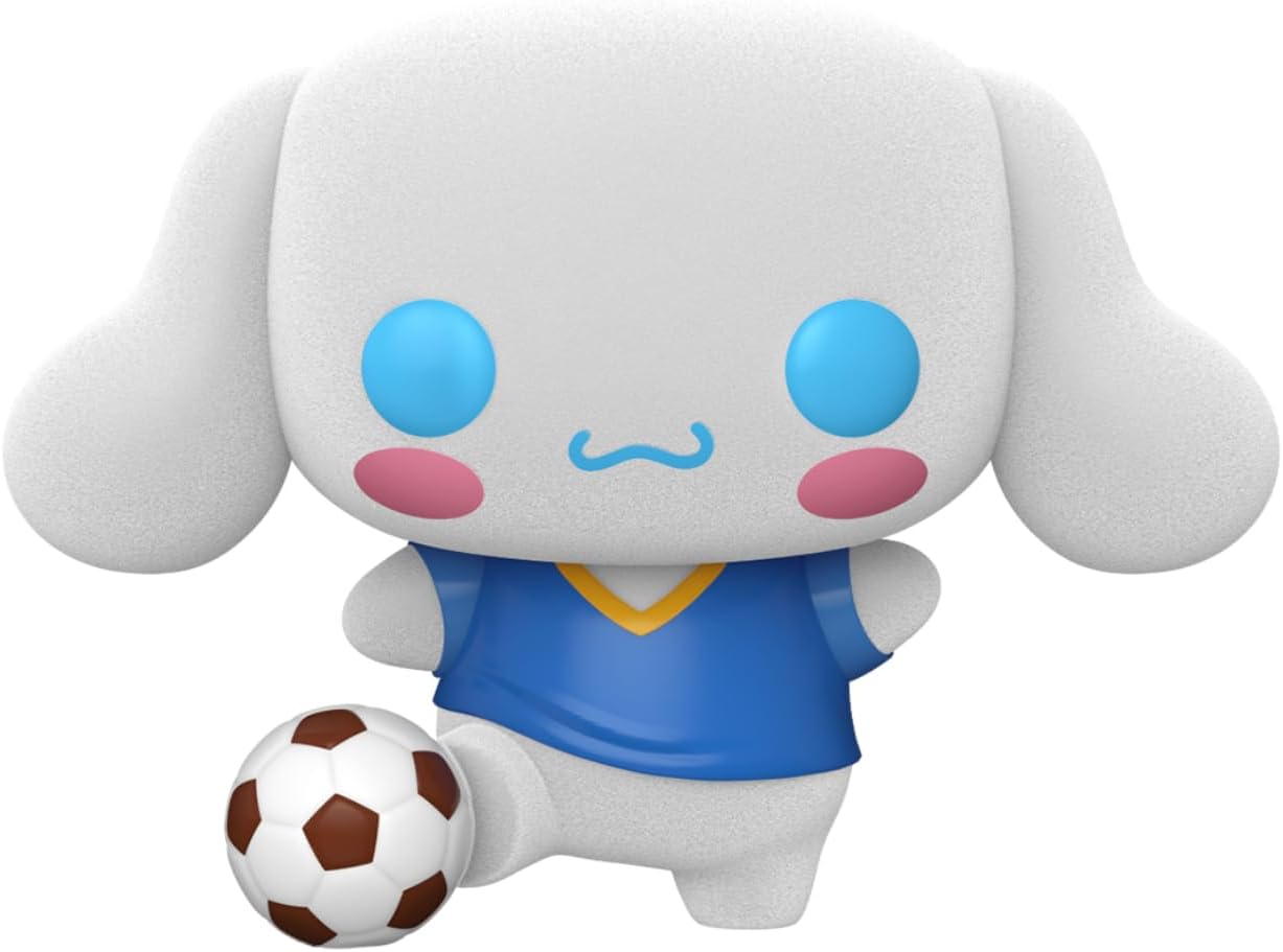 Funko POP! Sanrio Hello Kitty & Friend - Animation - Cinnamoroll with Soccer Ball (Flocked)