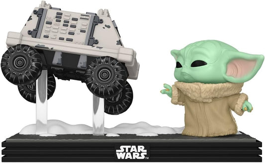 Funko POP! Moments: Star Wars - The Mandalorian and Grogu - Grogu with Polar Mouse Droid