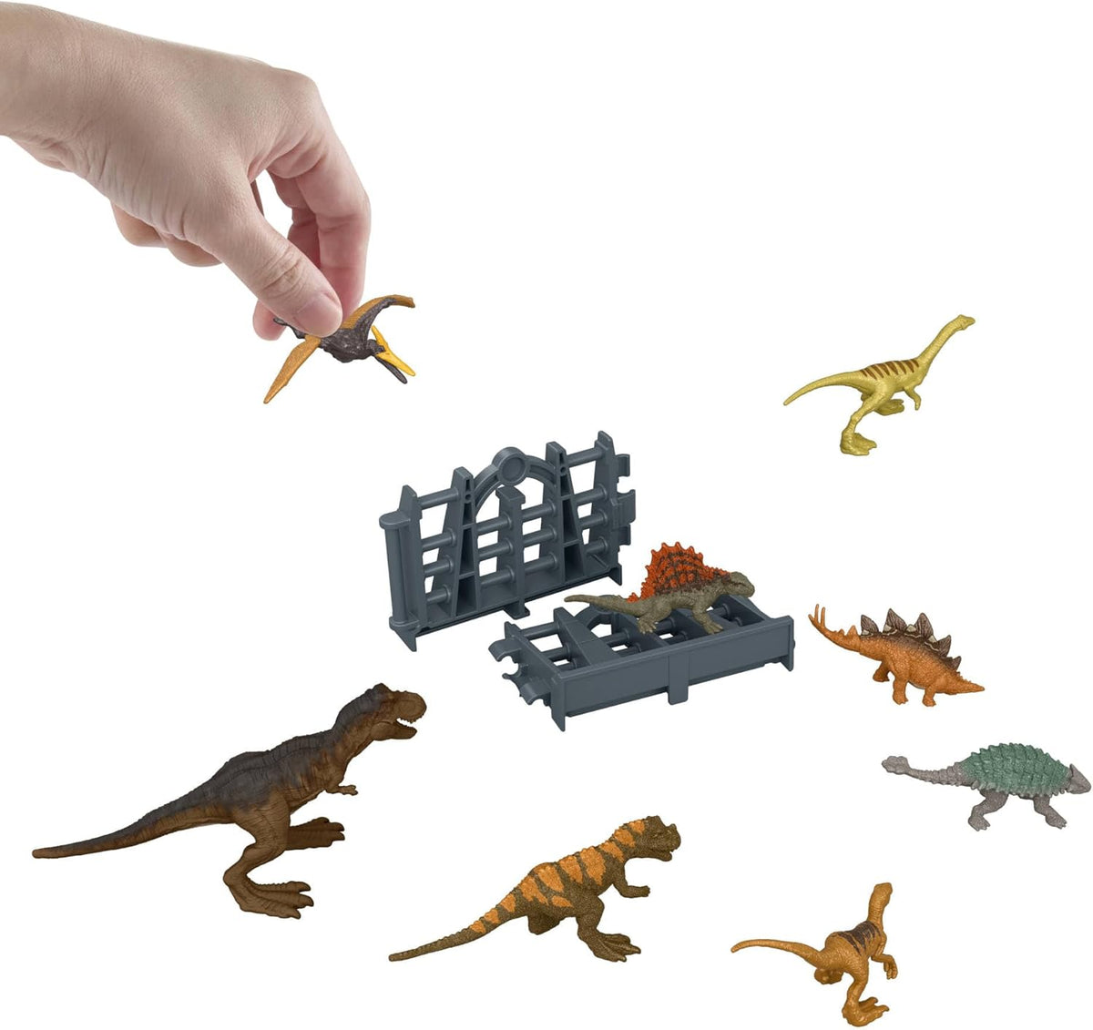 Mattel Jurassic World Advent Calendar, 24 Days, 19 Mini Dinosaurs