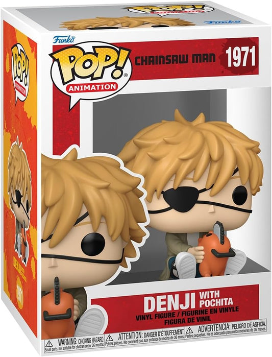 Funko POP! Animation: Chainsaw Man - Denji & Pochita
