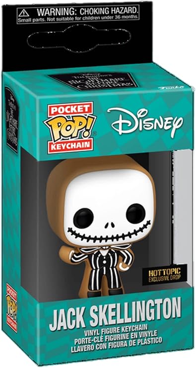 Nightmare Before Christmas: Jack Skellington (Gingerbread) Funko Pocket Pop! Keychain