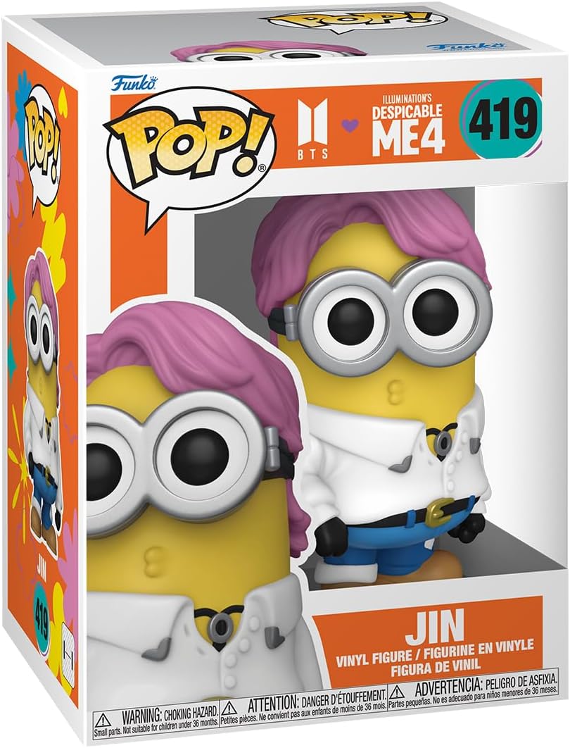 Funko Pop! Rocks: Minions X BTS - Jin