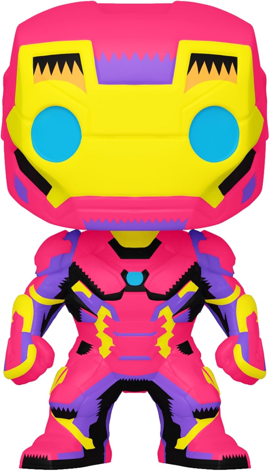 Funko POP! Marvel: Black Light - Iron Man