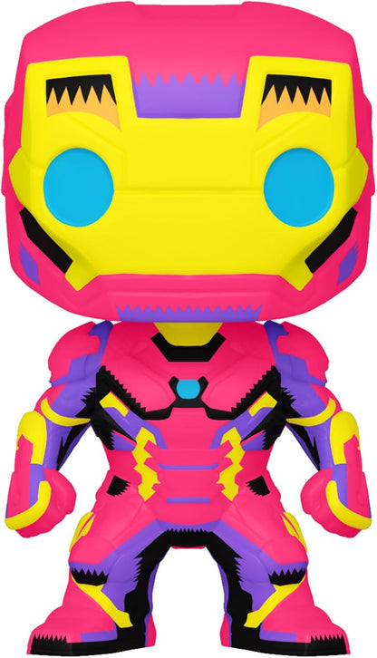 Funko POP! Marvel: Black Light - Iron Man