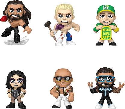 Funko Mystery Mini: WWE - John Cena, Roman Reigns, The Rock and more - 1 of 6 to collect - Styles may vary
