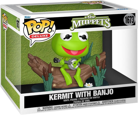 Funko Pop! Deluxe: The Muppets - Kermit the Frog with Banjo