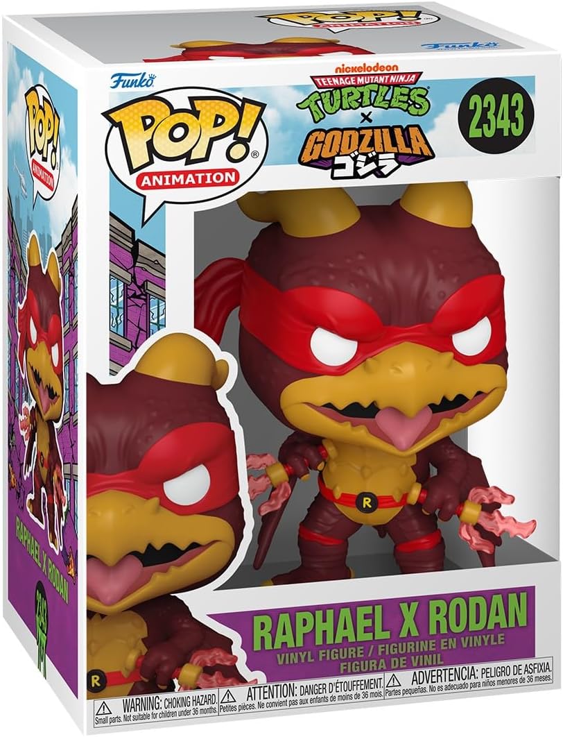 Funko POP! Animation: Godzilla x Teenage Mutant Ninja Turtles - TMNT - Raphael as Rodan