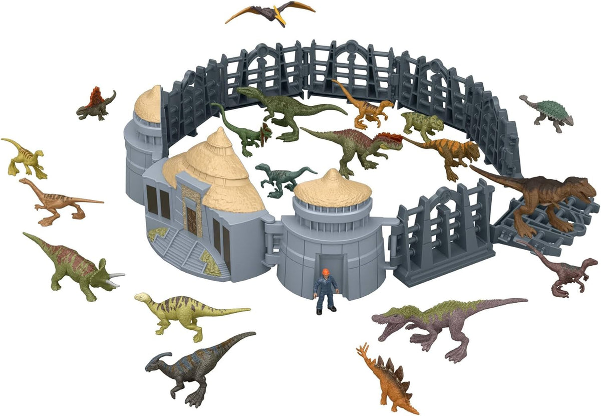 Mattel Jurassic World Advent Calendar, 24 Days, 19 Mini Dinosaurs