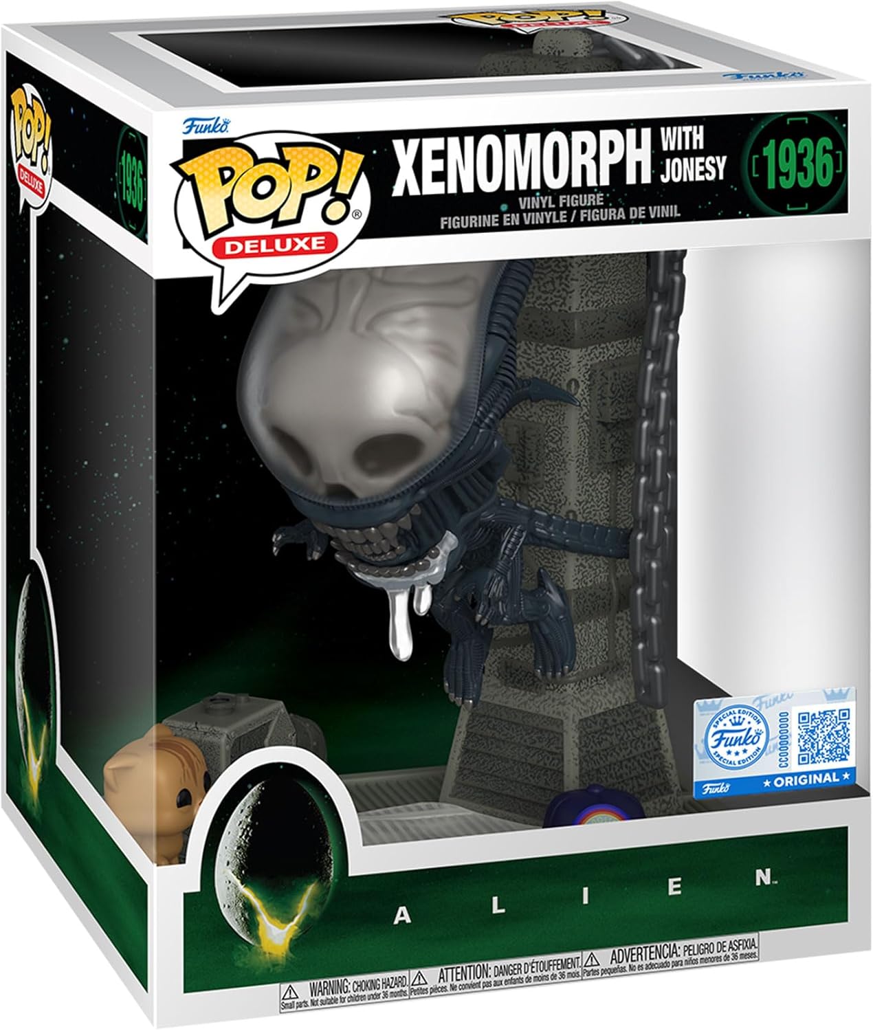 Funko POP! Deluxe: Alien - Xenomorph with Jonesy