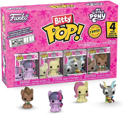 Funko Bitty POP! 4 Pack: My Little Pony - Twilight Sparkle, Fluttershy, Discord, Mystery Mini Figure