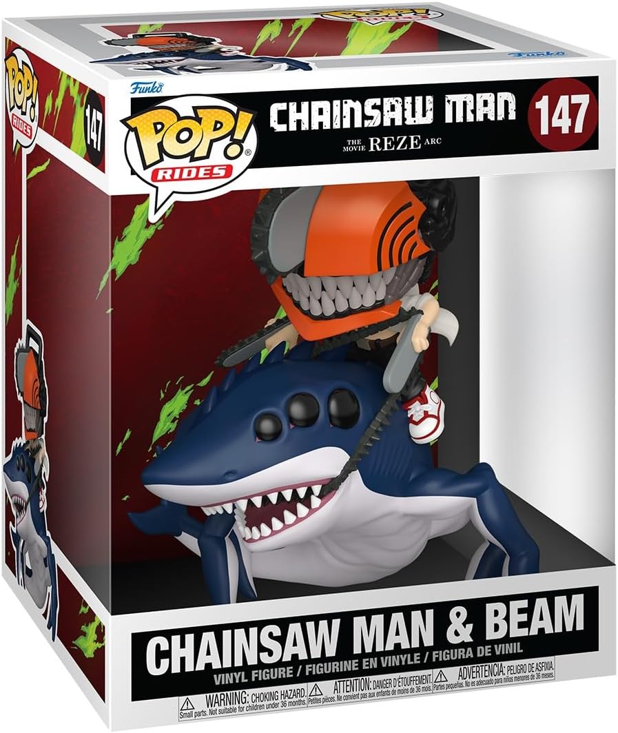 Funko POP! Ride Deluxe: Chainsaw Man: Reze - Chainsaw Man & Beam