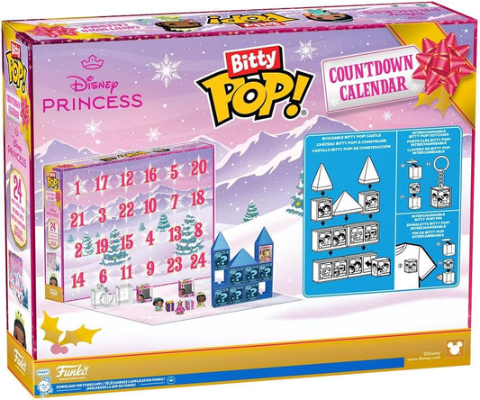 Funko Bitty Pop! Countdown Calendar: Disney Princess - Disney Princesses - Advent Calendar - 24 Days Of Surprise