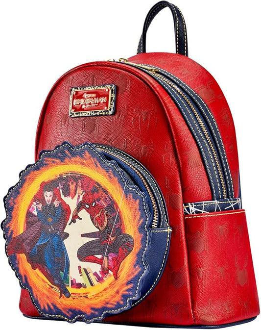 Loungefly Marvel Spider-Man No Way Home Spider-Man & Doctor Strange Portal Scene Mini Backpack