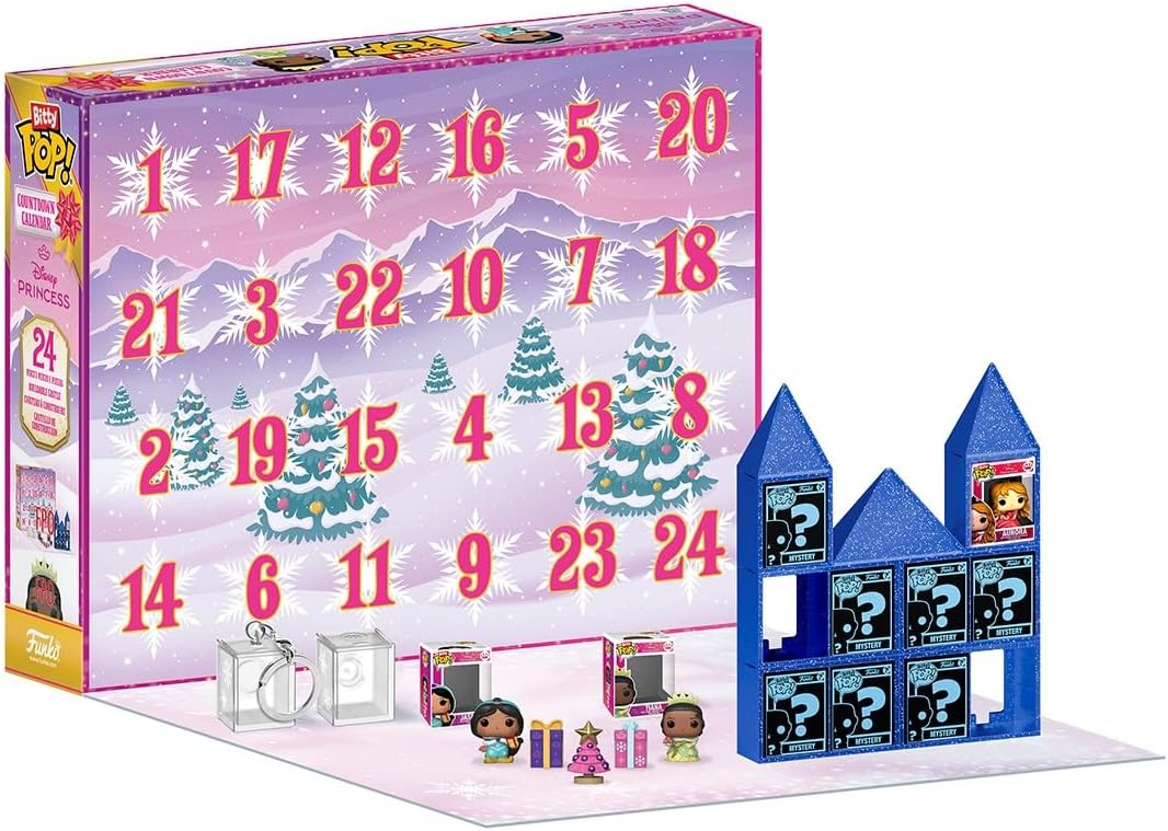 Funko Bitty Pop! Countdown Calendar: Disney Princess - Disney Princesses - Advent Calendar - 24 Days Of Surprise