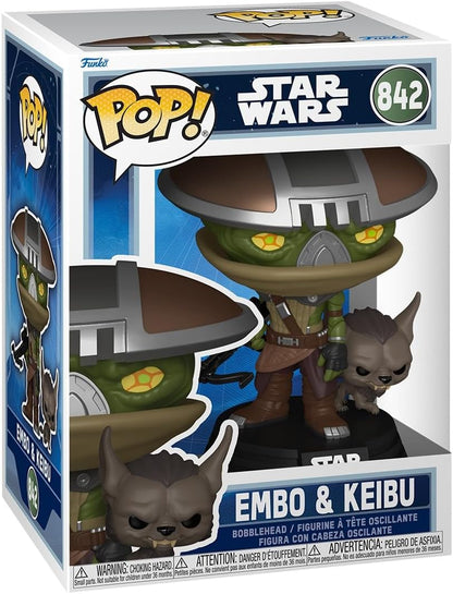 Funko POP! & Buddy: Star Wars - The Mandalorian and Grogu - Embo & Keibu