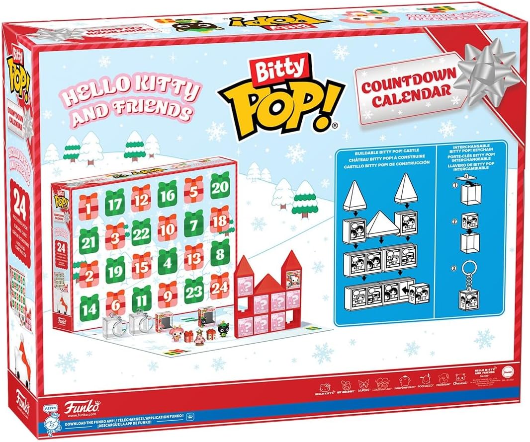 Funko Bitty Pop! Hello Kitty Advent 24 days Countdown Calendar