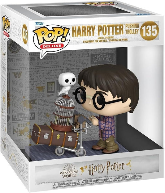 Funko POP! Deluxe: HP Anniversary - Harry Potter Pushing Trolley