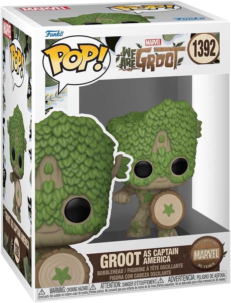 Funko Pop! Marvel: WAG - Captain America - We Are Groot
