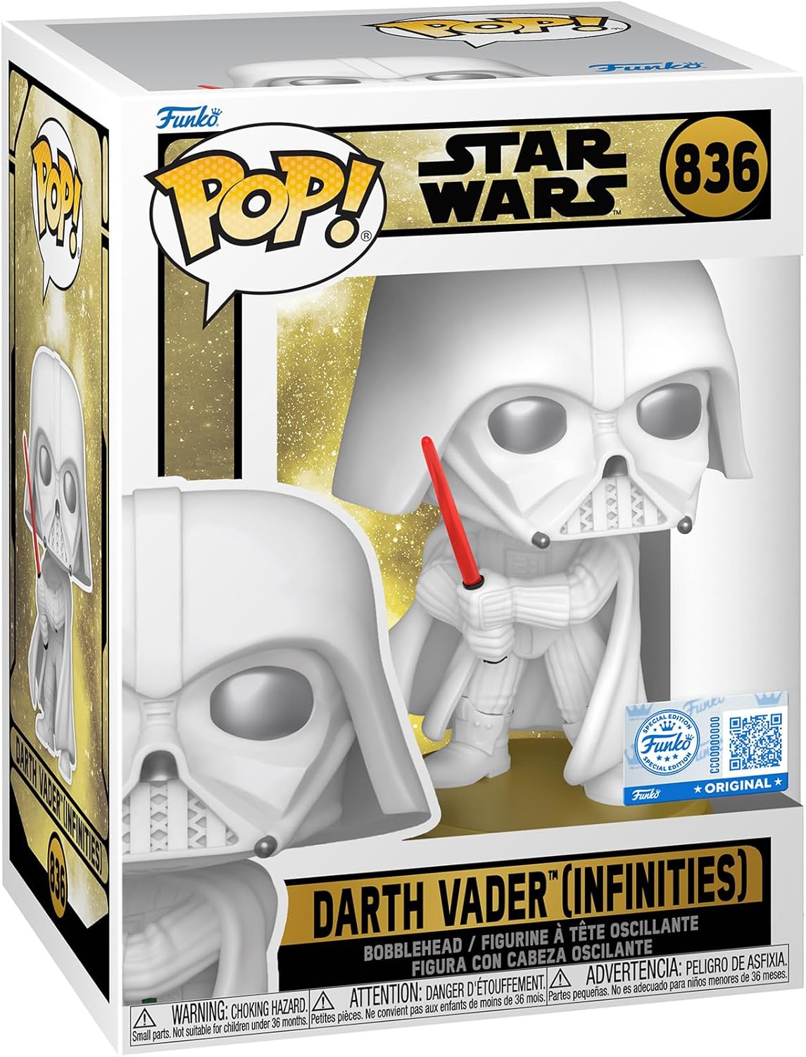 Funko POP! Star Wars: Darth Vader in White Armor