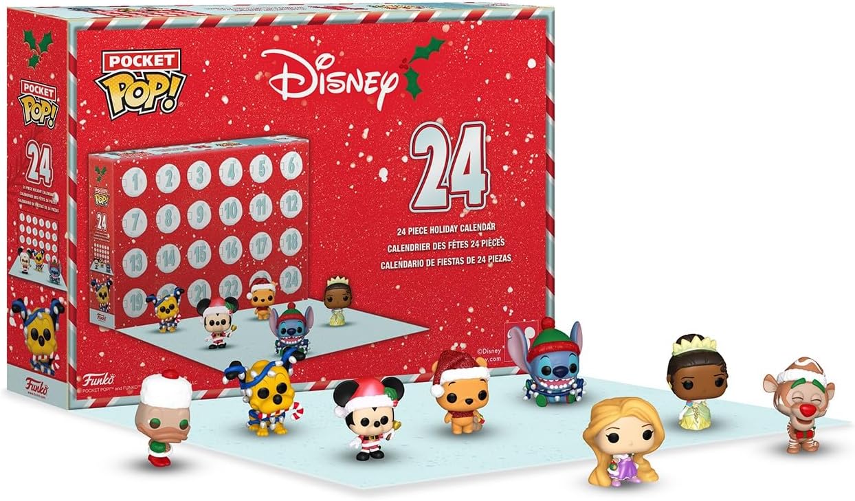 Funko Pocket POP! Countdown Calendar: Disney - Advent Calendar with 24 Days of Mystery Mini Figures