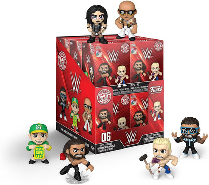 Funko Mystery Mini: WWE - John Cena, Roman Reigns, The Rock and more - 1 of 6 to collect - Styles may vary